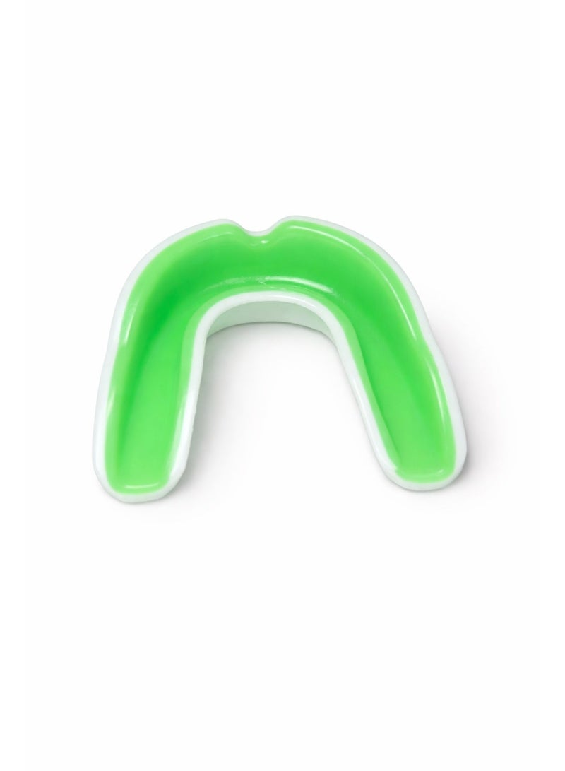 Mouth guard for boxing - Green & White - Image 1